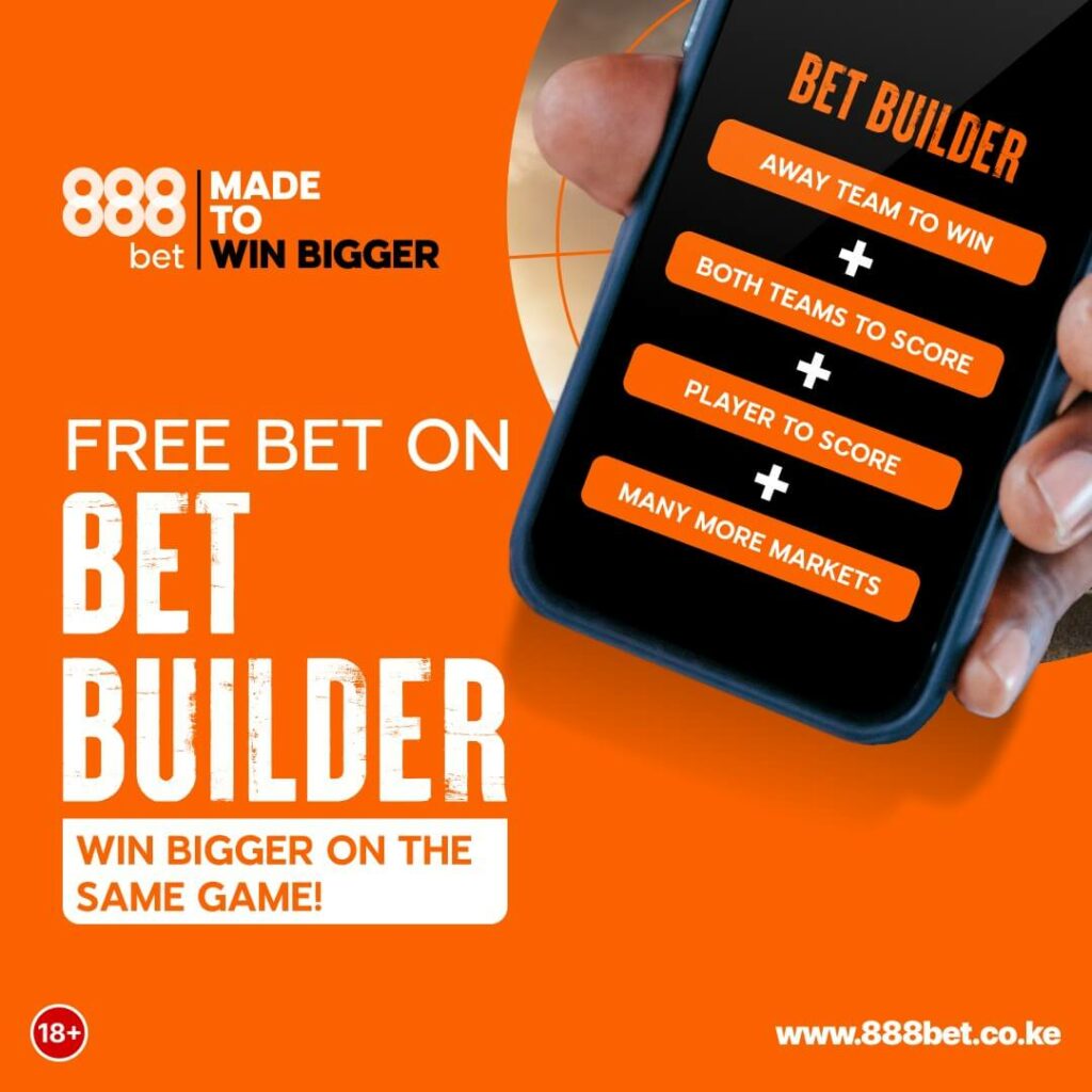 Bet Builder Bonus at 888sport kenya