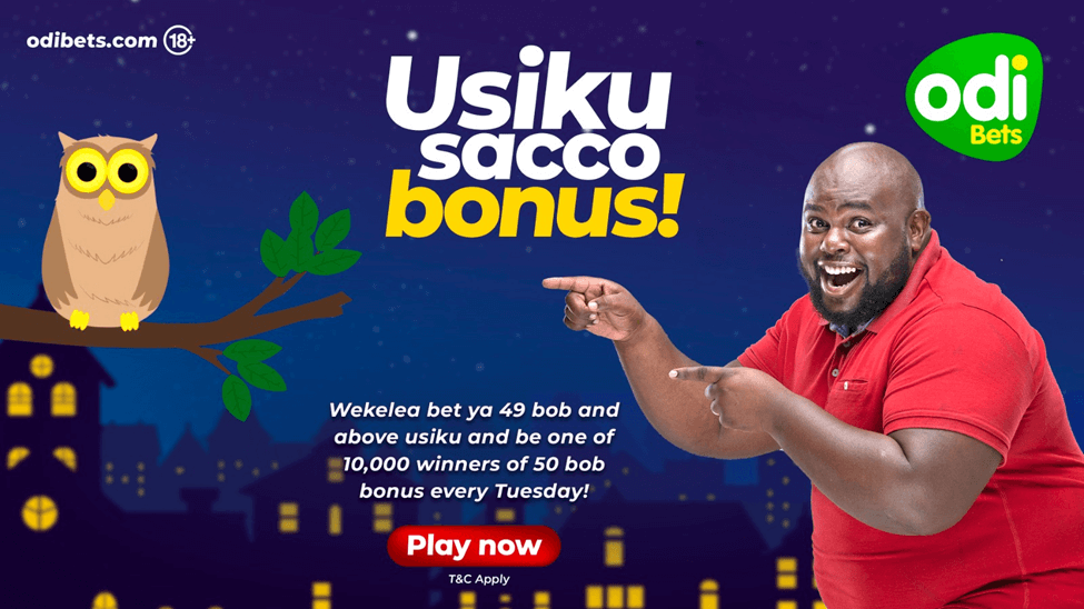 Usiku Sacco Bonus at Odibets