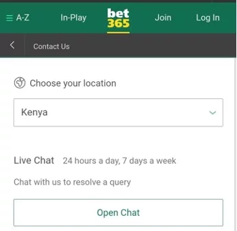 Bet365 Live Chat