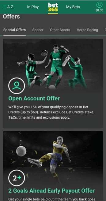 Bet365 Offers