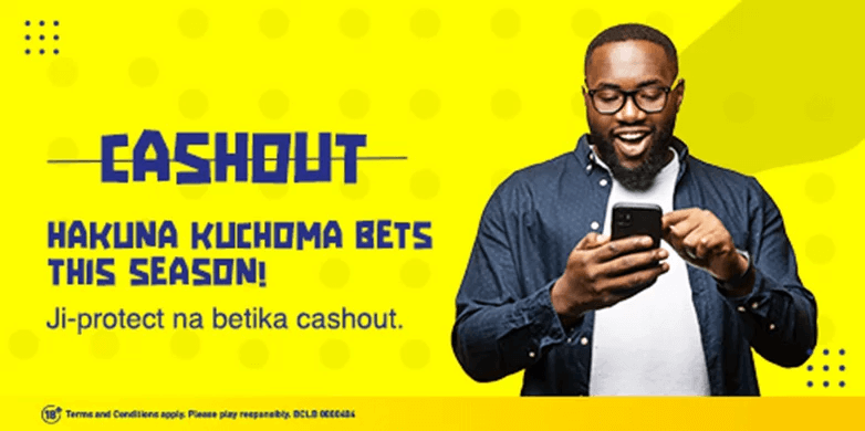 Early Cashout feature at Betika