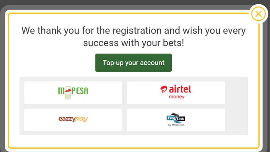 Melbet registration end