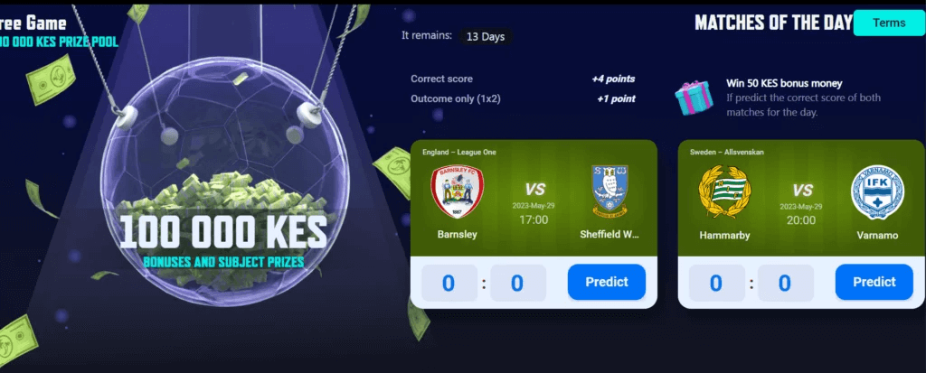 Palms Bets Free Prediction Game bonus banner