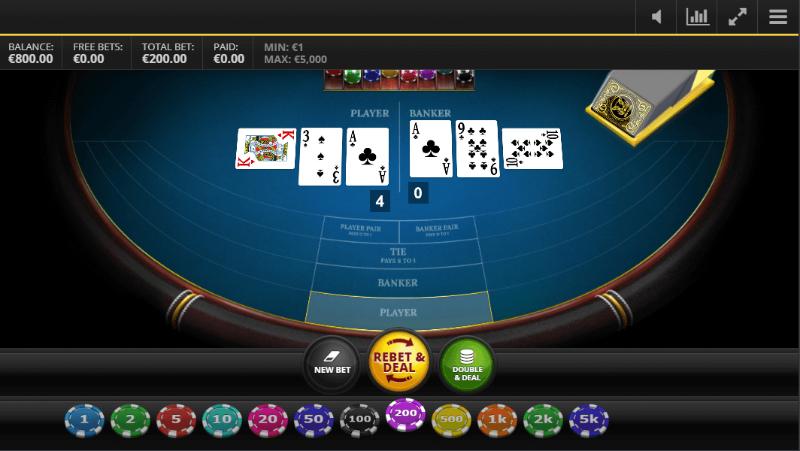 online baccarat