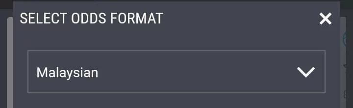 change odds format megapari