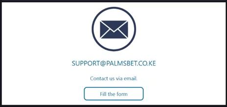 email option at Palms Bet